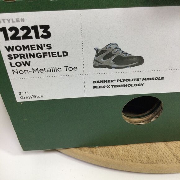 Danner Womens Run Time Shoes Sneaker Slip Resist Comp Toe Gray Blue Size 9 NWB - Picture 8 of 10